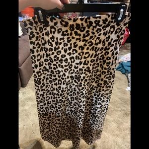 Leopard skirt